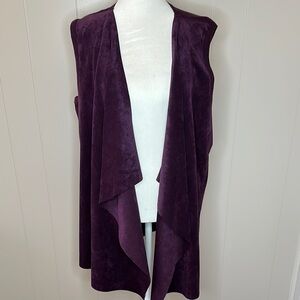 NWOT Calvin Klein Sleeveless Ultra Suede Sweater Vest